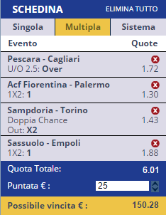 scommesse pronte Serie a 2016-12-04