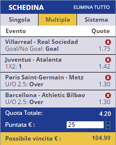scommesse pronte di oggi 2017-01-11