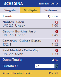 scommesse pronte di oggi 2017-01-18