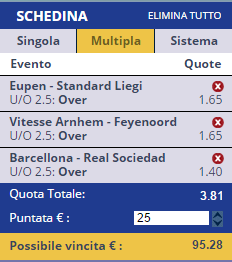 scommesse pronte di oggi 2017-01-26