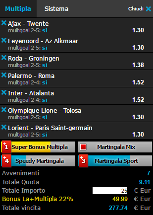 scommesse pronte di oggi 2017-03-12