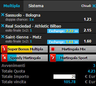 scommesse pronte di oggi 2017-03-12