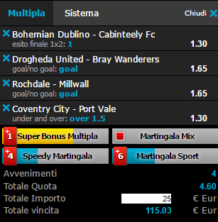 scommesse pronte di oggi 2017-03-21