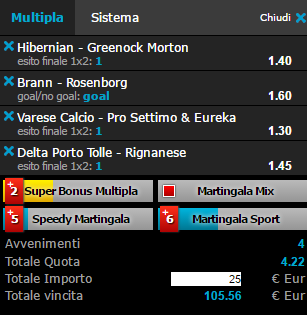 scommesse pronte di oggi 2017-03-29