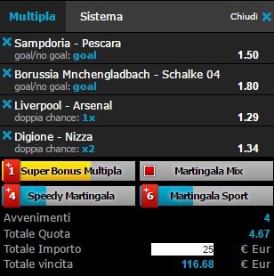 scommesse pronte di oggi 2017-03-04