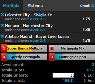 scommesse pronte Champions League 2017-03-14