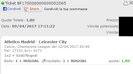 combo atletico madrid-leicester