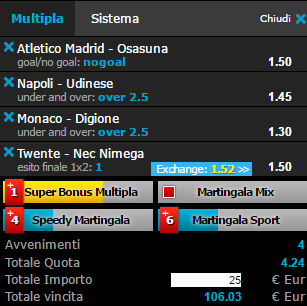 scommesse pronte di oggi 2017-04-15