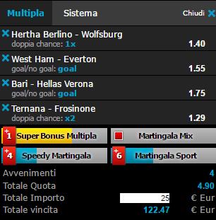 scommesse pronte di oggi 2017-04-22