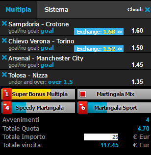 scommesse pronte di oggi 2017-04-23