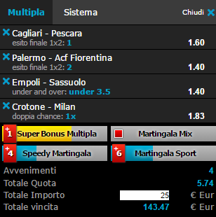 scommesse pronte Serie a 2017-04-30