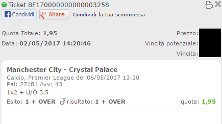 combo vincente manchester city-crystal palace