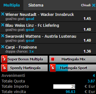 scommesse pronte di oggi 2017-05-26