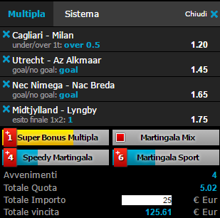 scommesse pronte di oggi 2017-05-28