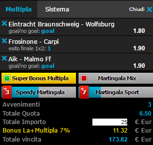 scommesse pronte di oggi 2017-05-29