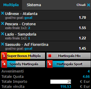 scommesse pronte Serie a 2017-05-07