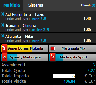 scommesse pronte di oggi 2017-05-13