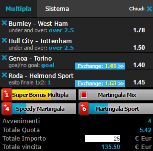 scommesse pronte di oggi 2017-05-21