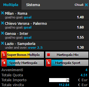 scommesse pronte Serie a 2017-05-07