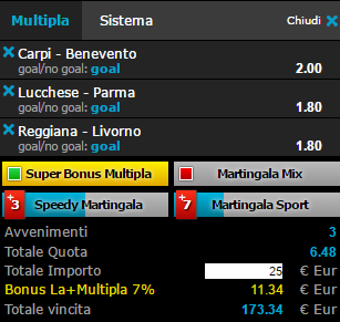 scommesse pronte di oggi 2017-06-04