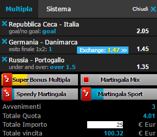 scommesse pronte di oggi 2017-06-21