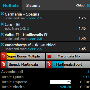 scommesse pronte di oggi 2017-06-30