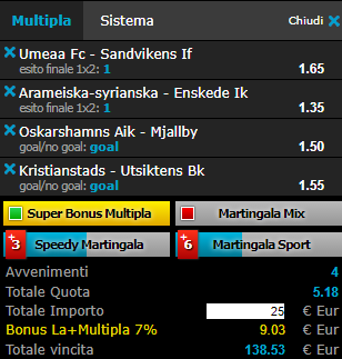 scommesse pronte di oggi 2017-07-01