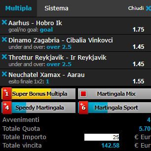 scommesse pronte di oggi 2017-07-21