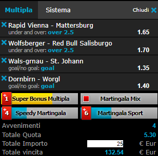 scommesse pronte di oggi 2017-07-22
