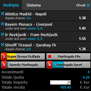 scommesse pronte di oggi 2017-08-01