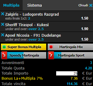 scommesse pronte Champions League 2017-07-12