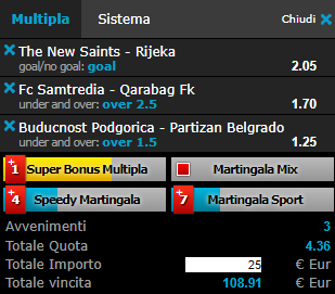 scommesse pronte Champions League 2017-07-18