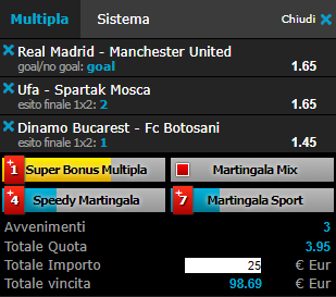 scommesse pronte di oggi 2017-07-23