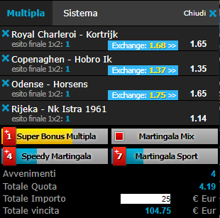 scommesse pronte di oggi 2017-07-29