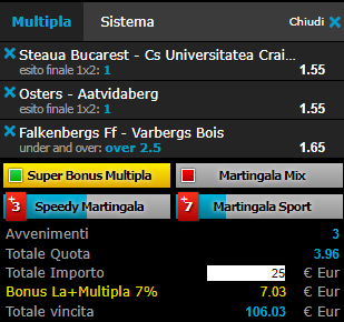 scommesse pronte di oggi 2017-07-30