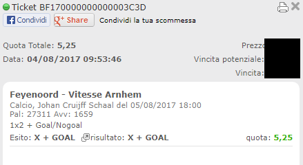 combo vincente feyenoord-vitesse