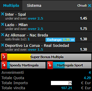 scommesse pronte di oggi 2017-09-10