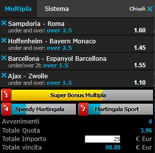 scommesse pronte di oggi 2017-09-09