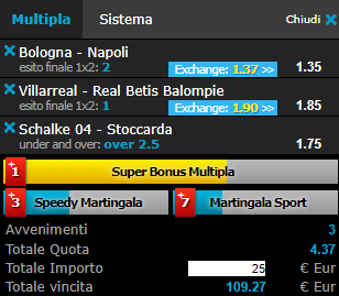 scommesse pronte di oggi 2017-09-10