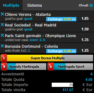 scommesse pronte di oggi 2017-09-17