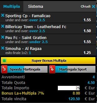 scommesse pronte di oggi 2017-11-16