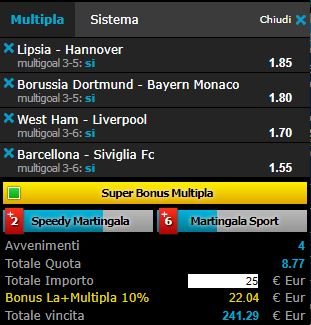 scommesse pronte di oggi 2017-11-04