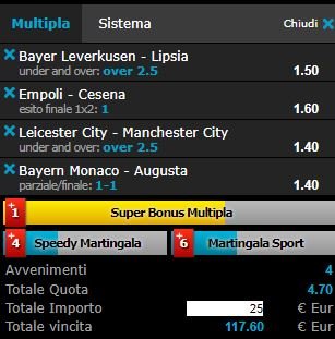 scommesse pronte di oggi 2017-11-18