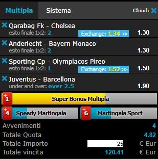 scommesse pronte Champions League 2017-11-21