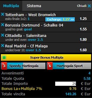 scommesse pronte di oggi 2017-11-25