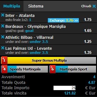 scommesse pronte di oggi 2017-11-19