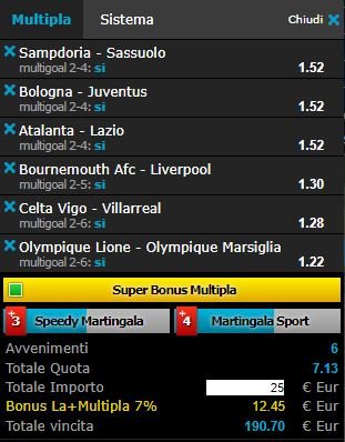scommesse pronte di oggi 2017-12-17