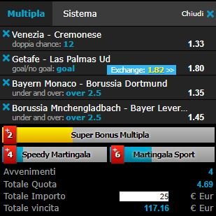 scommesse pronte di oggi 2017-12-20