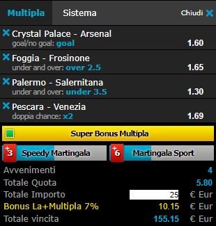 scommesse pronte di oggi 2017-12-28