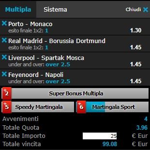 scommesse pronte Champions League 2017-12-05